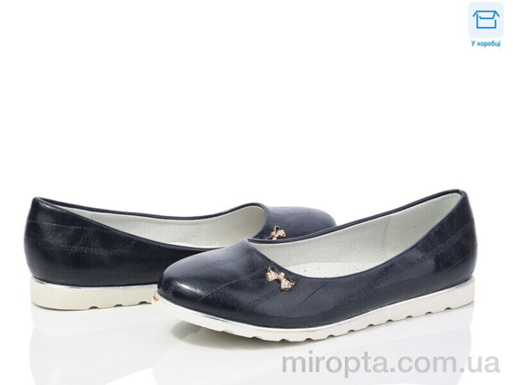Туфлі WS02 d.blue р: 31-36, в упаковці: 6 пар, купити тільки гуртом - 974287