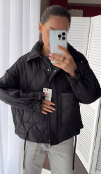 Куртка жіноча демісезонна в стилі Zara, плащівка Еммі + якісний підклад + 150 силікон  м. 233 (р: 42-46) №819560