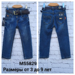 Джинсові штани дитячі, джинс стрейч, м. MS5826-1 (Розмір: 3-9 років), в упаковці 6 штук №324031