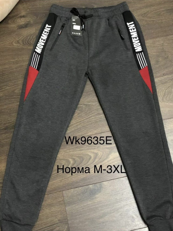 Спортивні штани (Розмір: M-3XL) чоловічі "WK9635Е" в упаковці 5 штук №814438 - Edelweis GN1408