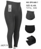 Лосини жіночі "DFK 668" трикотаж/хутро (р. XL-6XL) 2 кольори, в упаковці 6 шт. №750983 - Chiny 2598