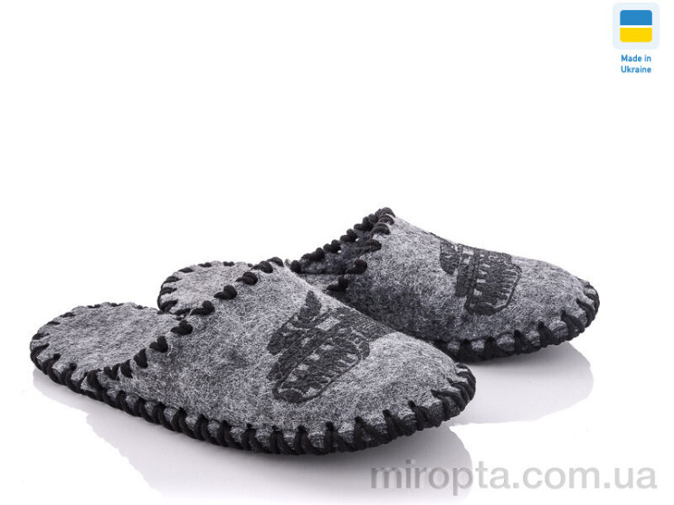 Капці 302 сірий р: 40-45, в упаковці: 9 пар, купити тільки гуртом - 771497