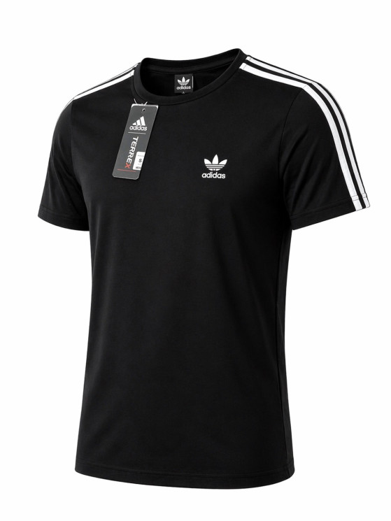 Футболка чоловіча "Adidas" комбінований (р: S-2XL) 2 кольори, в упаковці 5 шт. №384141 - AlexClothes SER2276