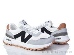 Кросівки HD35(149-16) white-grey р: 40-45, в упаковці: 8 пар, купити тільки гуртом