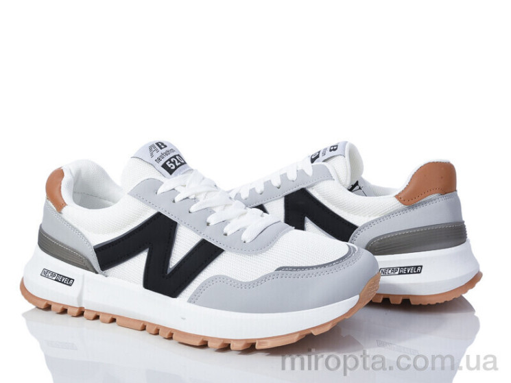 Кросівки HD35(149-16) white-grey р: 40-45, в упаковці: 8 пар, купити тільки гуртом - 952614