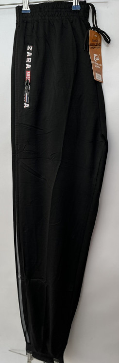 Спортивні штани чоловічі (чорні), p.XL-5XL, "112" в упаковці 5 або 10 штук №811601 - Mixmoda Bg5255