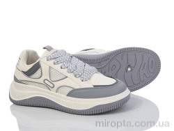 Кросівки 149-50 white-grey р: 36-41, в упаковці: 8 пар, купити тільки гуртом
