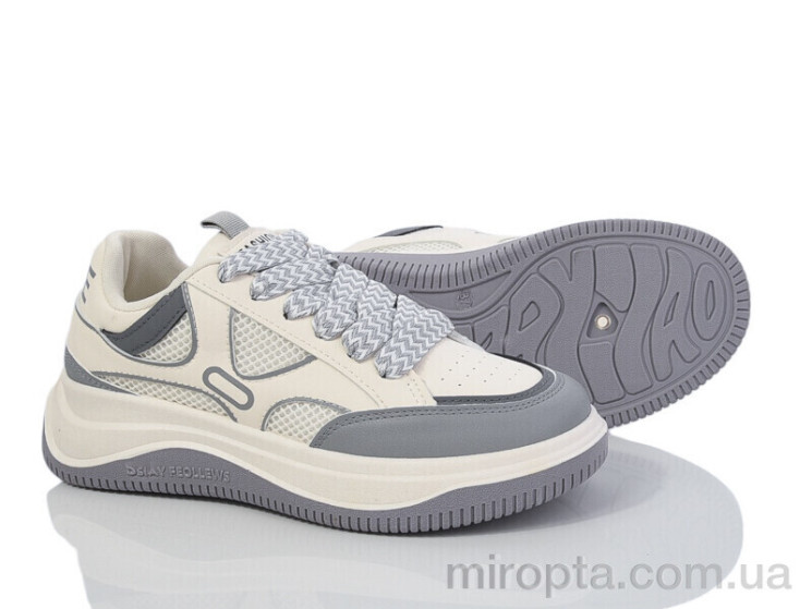 Кросівки 149-50 white-grey р: 36-41, в упаковці: 8 пар, купити тільки гуртом - 969493