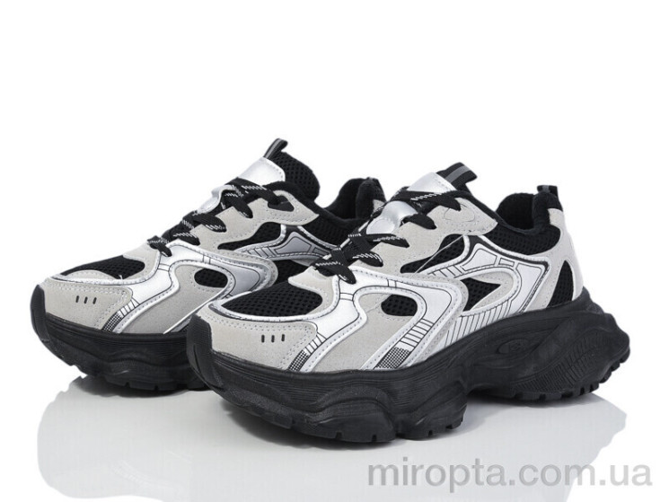 Кросівки 9-758 (9-783) black-grey р: 36-41, в упаковці: 8 пар, купити тільки гуртом - 977671