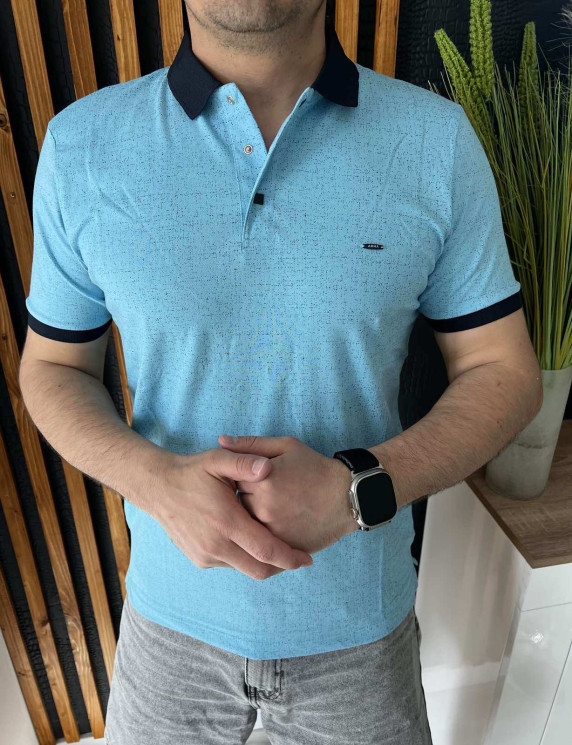 Чоловіча футболка, бавовна (р:3XL.4XL.5XL.6XL.), 6 кольорів, в упаковці 4 шт №355386 - 
