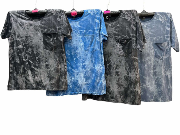 Футболка чоловіча, трикотаж, м.19А (розмір: XL-3XL ), мікс кольорів, в упаковці 5 штук №341645 - Vanda SE1013