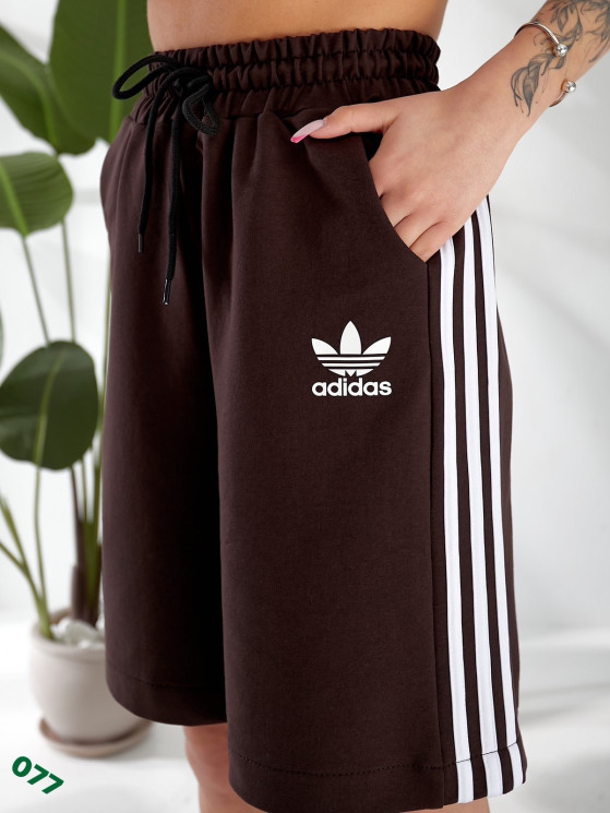 Шорти жіночі Adidas м.077 двохнитка (р. 42-50) 3 кольора в упаковці 5 штук №755742 - Ivy SE783-622