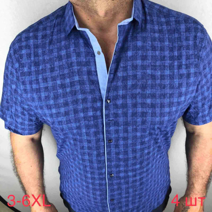 Сорочка Paul Semih р 3XL-6XL Чоловіча Y1672 blue - Nadiyka BG/PO2161-2162