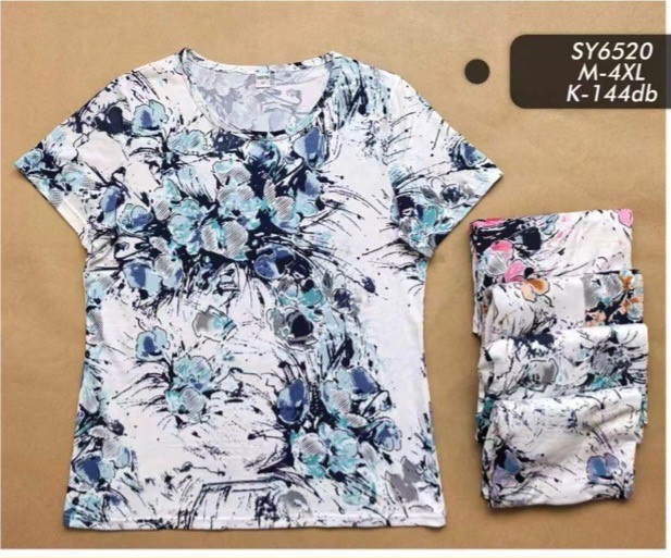 Футболка жіноча, бавовна, м.SY6520 (р: M-3XL), мікс кольорів, в упаковці 6 штук №343732 - Vanda SE1013