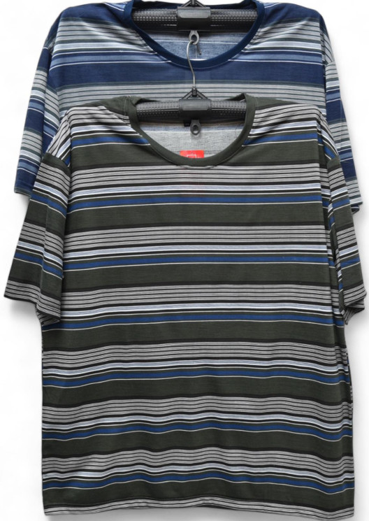 Футболка чоловіча, трикотаж (р. 5XL-8XL ), мікс кольорів, в упаковці 5 шт. №313274 - Vanda SE1013