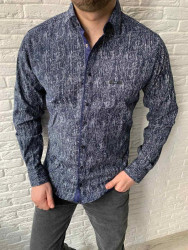Сорочка Varetti р 3XL-6XL Чоловіча S2361 navy батал