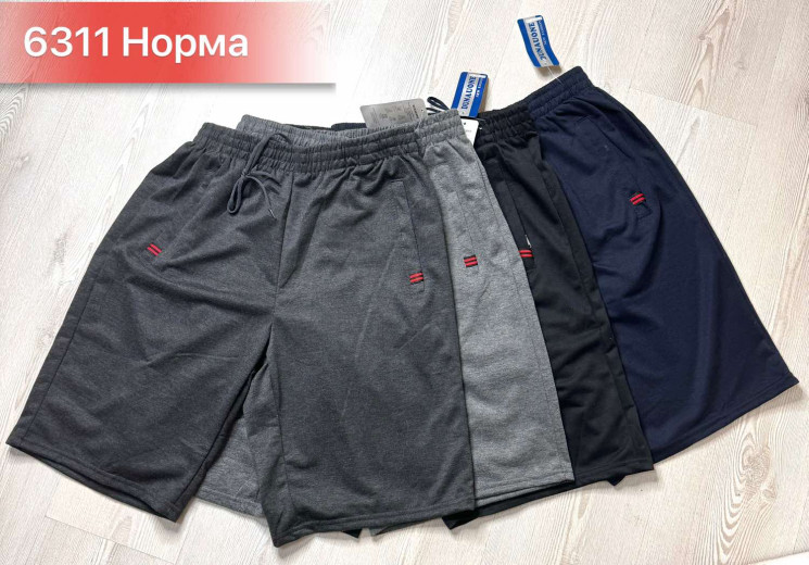 Шорти чоловічі "6311" (р: 46-56) мікс кольорів, в упаковці 6 шт. №369641 - NikolayNolen