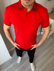 Футболка No Brand р M-2XL Чоловіча Polo S2777 red