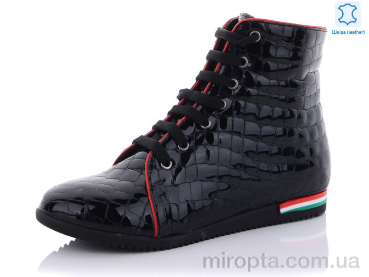 Черевики Гуччи black р: 36-40, в упаковці: 8 пар, купити тільки гуртом - 546279