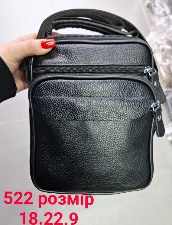 Сумка чоловіча "522" штучна шкіра (р: 18*29*9см) №379354 - Bags BE3616