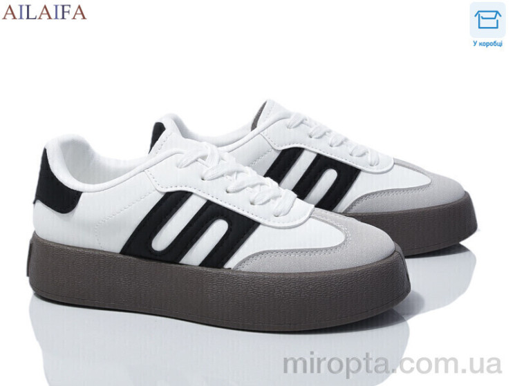 Кросівки DX03 white-black р: 36-41, в упаковці: 8 пар, купити тільки гуртом - 1169769
