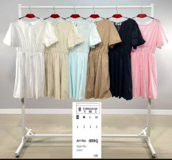Сукня жіноча "009Q" прошва (р: S,M,L,XL) 6 кольорів, в упаковці 4 шт. №386616