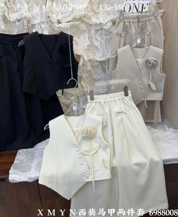Костюм дитячий, трикотаж, м.698808 (розмір: 120-160 ), 3 кольори, в упаковці 5 штук №346327 - 
