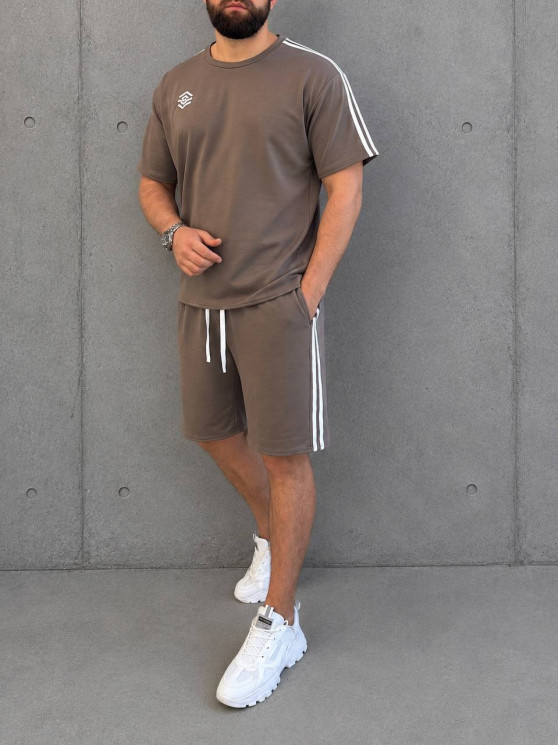 Костюм чоловічий "двійка" з лампасами, двонитка м. 1082 (р: M, L, XL, XXL) №829102 - 