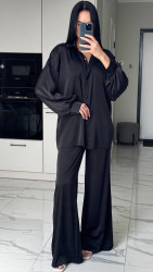 Костюм (домашній) жіночий (сорочка + штани + хустинка), шовк м.355 (р: 42-44, 44-46) №814997