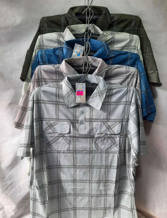 Футболка чоловіча "Т40" (р: 2XL-5XL) мікс кольорів, в упаковці 6 шт. №369498 - Saturn UG 241