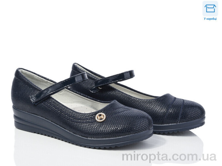 Туфлі WS07 d.blue р: 31-36, в упаковці: 6 пар, купити тільки гуртом - 974289