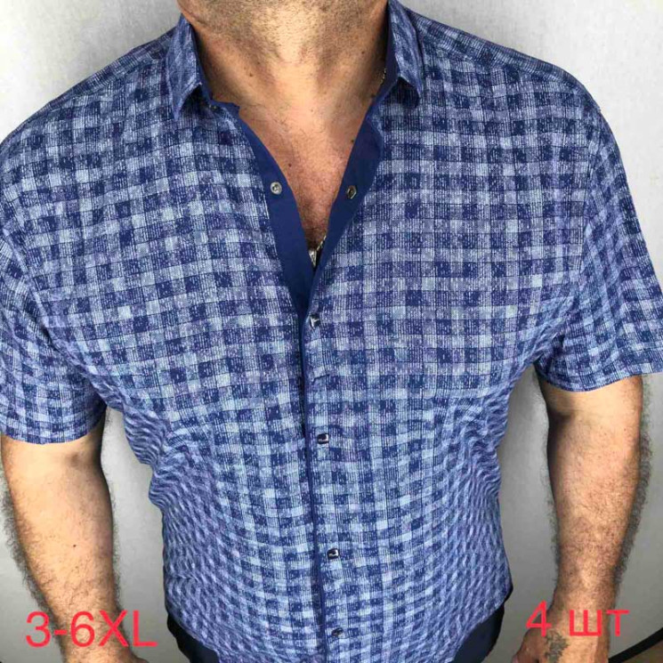 Сорочка Paul Semih р 3XL-6XL Чоловіча Y1673 blue - Nadiyka BG/PO2161-2162