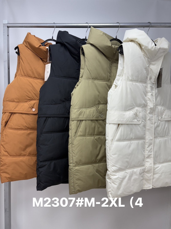 Жилетка жіноча, плащівка, синтепон, м.M2307 (розмір: М-XХL ), 4 кольори, в упаковці 4 штуки №346786 - Vanda SE1013