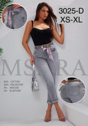 Джинси жіночімом мом бойфренд , м.3025-D,  (р: XS-XL) в упаковці 6 шт. №750635