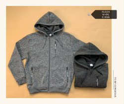 Кофта спортивна чоловіча байка PL0224 (Розмір: М-4XL) в упаковці 6 штук різного кольору №700002