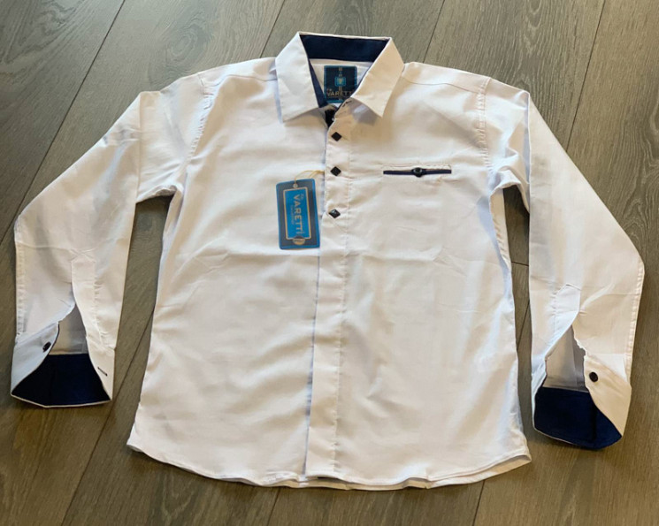 Сорочка Varetti р 11-16 Дитяча S1829 white - NikNumbers SE1041-1042