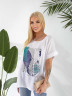 Футболка блузка жіноча льон  м.390  (Розмір: XL-4XL) в упаковці 4 штуки  №752403 - Coolme WE3111