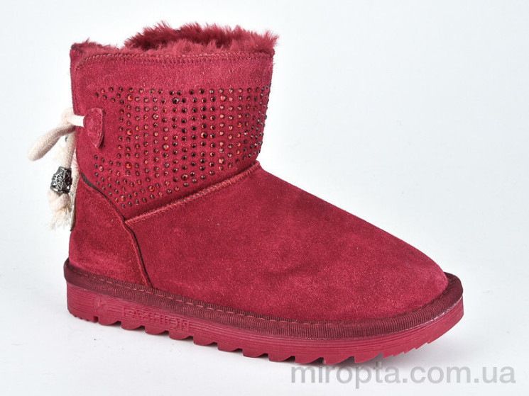 Уги W1-100-2 wine р: 33-37, в упаковці: 8 пар, купити тільки гуртом - 408987