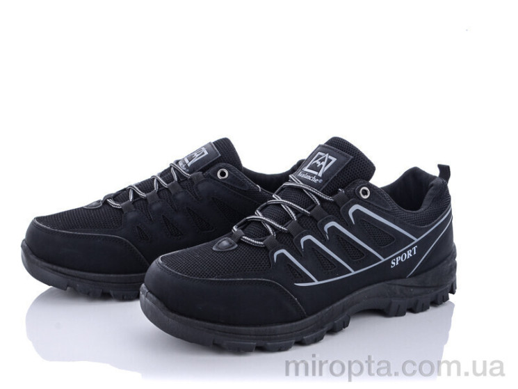 Кросівки 9-776 black р: 40-45, в упаковці: 8 пар, купити тільки гуртом - 787346