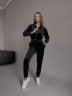 Костюм жіночий велюр (толстовка+штани) м. 10364 (р: S-M, M-L) №700963 - 