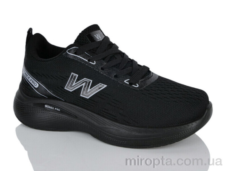 Кросівки 45-402 black р: 36-41, в упаковці: 8 пар, купити тільки гуртом - 1189576