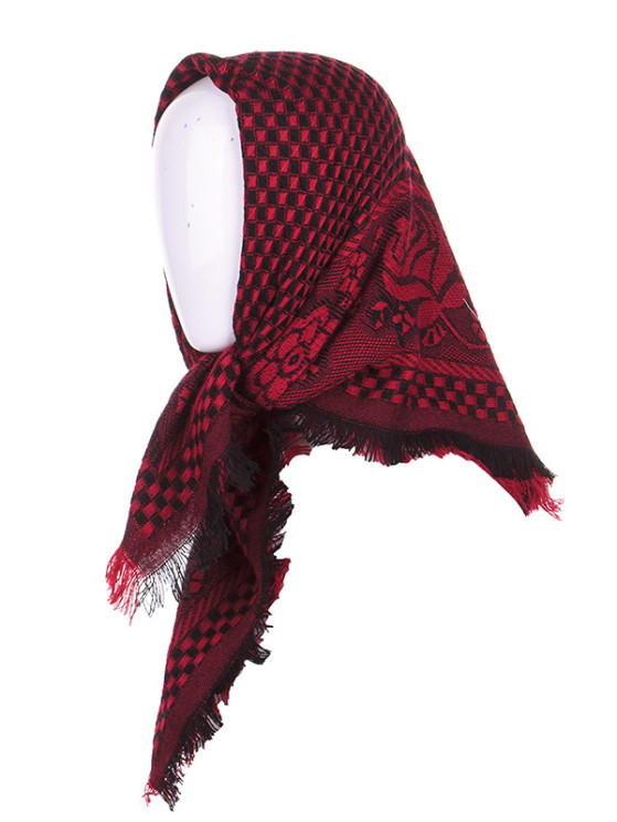 Хустка No Brand р 78*78 Жіноча P310 wine - Shawls PO548 (vyh naMylku)