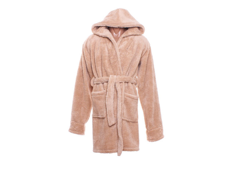Халат Rahwan р M-2XL Жіноча Короткий коричневий мікс - PinarPierce SE1017