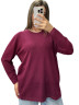 Светр жіночий  кашемір бавовна м.25233 (р. 48-58 ) мікс кольорів в упаковці 2 штуки №756534 - Smile RZ 4457