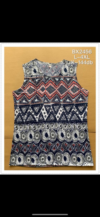 Майка жіноча бавовна (Розмір: L-4XL) в упаковці 12 штук №163366 - Megasport PA5257