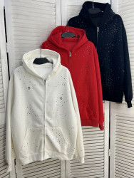 Спортивна кофта жіноча "318" двохнитка (р: one size) 3 кольори, в упаковці 4 шт. №388211