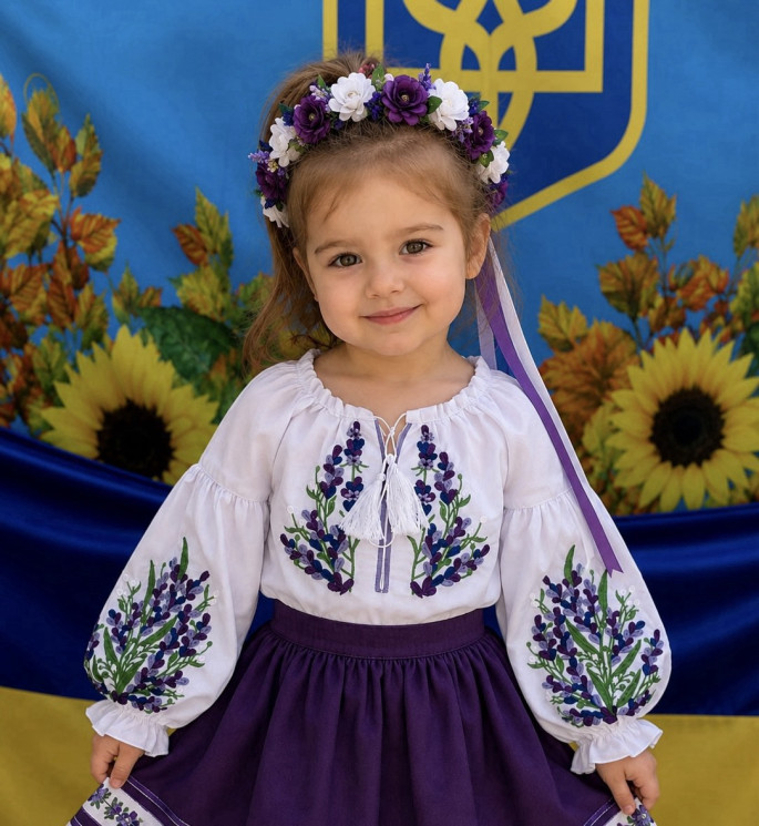 Вишиванка дитяча, паплін (розміри: зріст 98-116 ), в упаковці 4 штуки №343875 - Delux 909