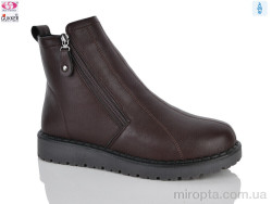 Черевики YK4147 brown р: 37-42, в упаковці: 8 пар, купити тільки гуртом