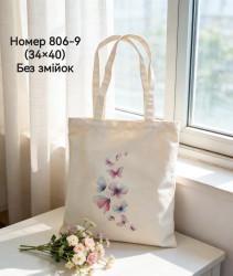 Сумка-шоппер "806-9" коттон (р: 34*30см) №384110