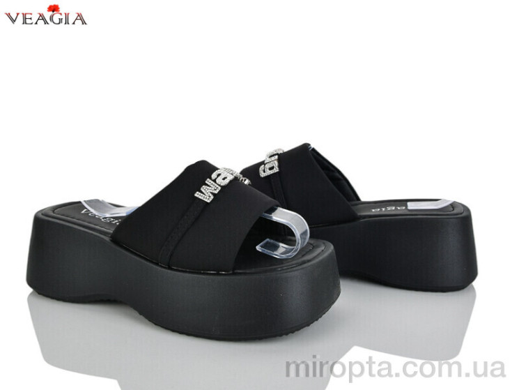 Шльопанці N3 black р: 36-40, в упаковці: 8 пар, купити тільки гуртом - 1161645